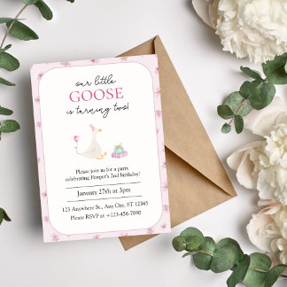 Eleganter Blush Pink Floral Geburtstag Einladung