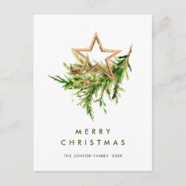 Eleganter Bohemischer Weihnachtsaufenthalt Postkarte