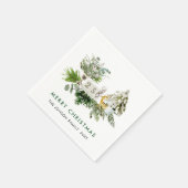 Eleganter Bohemischer Weihnachtsaufenthalt Serviette (Ecke)