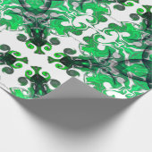 Eleganter bohenhafter botanischer Bohemian Geschenkpapier (Ecke)