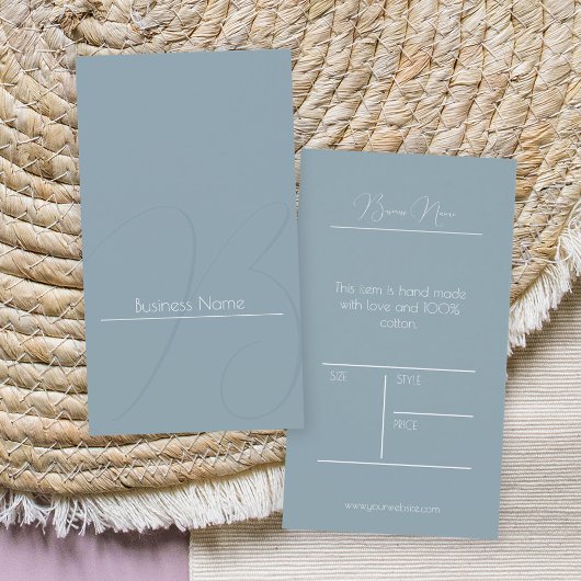 Eleganter boho-blauer Preis für Geschäftsprodukte