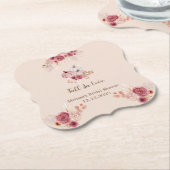 Eleganter Boho-Brautjungferabschied zum Verlieben Untersetzer (angewinkelt)