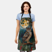 Eleganter Boho-Fleck-Glasuhwald Schürze (Getragen)