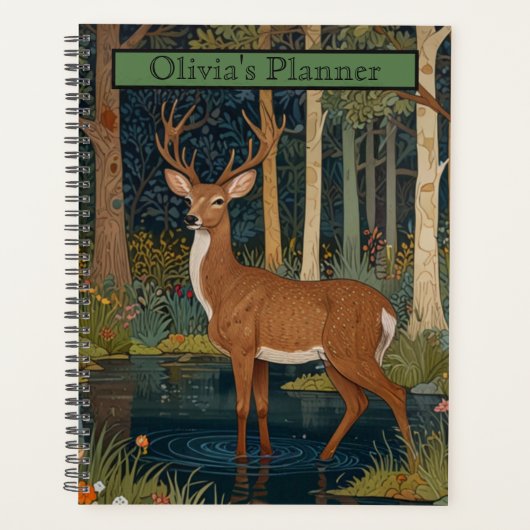 Eleganter bohoner Waldehirsch Planer (Vorderseite)