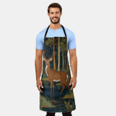 Eleganter bohoner Waldehirsch Schürze (Getragen)