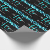 Eleganter Bonbon 16 Geschenkpapier (Ecke)