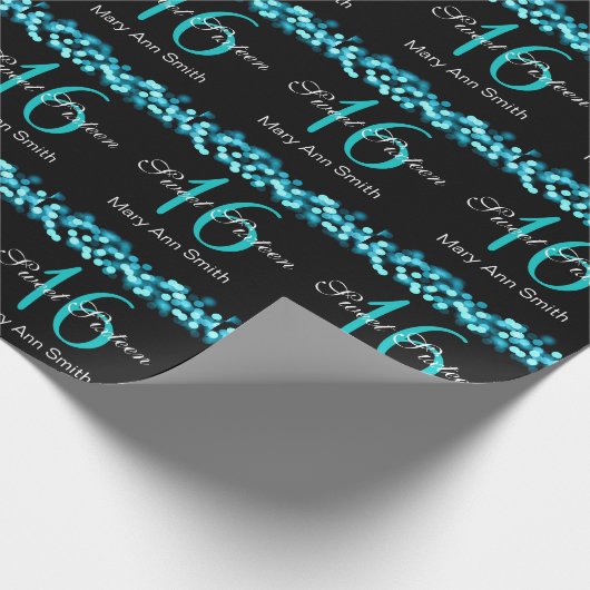 Eleganter Bonbon 16 Geschenkpapier (Ecke)