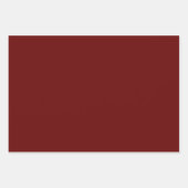 Eleganter Bordeaux Geschenkpapier Set (Vorderseite)