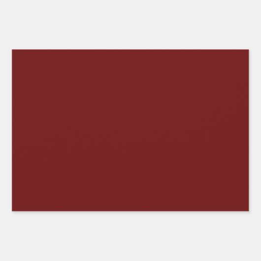 Eleganter Bordeaux Geschenkpapier Set (Vorderseite)