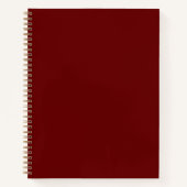 Eleganter Bordeaux Notizblock (Vorderseite)