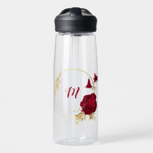 Eleganter Bordeaux Trinkflasche
