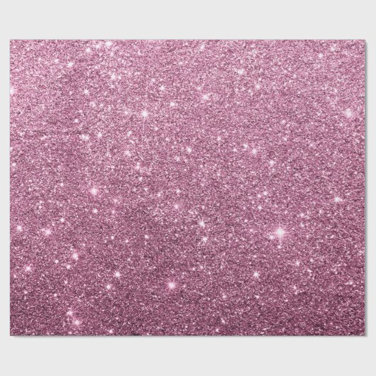 Eleganter bordeauxrosa abstrakter Girl-Glitzer Geschenkpapier (Flach)