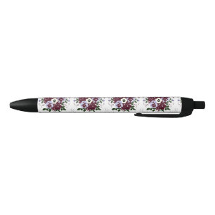 Eleganter Botanik-Kugelschreiber Blumenstrauß Viol Kugelschreiber