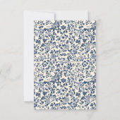 Eleganter Botanischer Botanischer Botanischer Bota Dankeskarte (Rückseite)