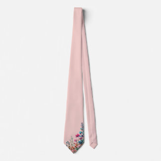 Eleganter botanischer Druck Krawatte