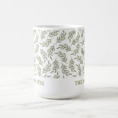 Eleganter botanischer Feiertag Kaffeetasse (Mittel)
