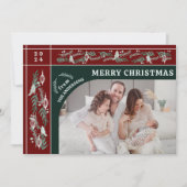 Eleganter botanischer Garten Ein Foto Weihnachten (Vorderseite)