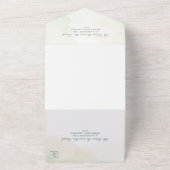 Eleganter botanischer Garten Eukalyptus Wedding All In One Einladung (Außenbereich)