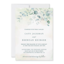 Eleganter botanischer Garten Eukalyptus Wedding