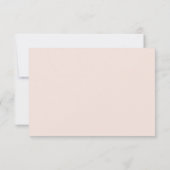 Eleganter Botanischer Garten RSVP Karte (Rückseite)