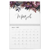 Eleganter botanischer Kalender (Mär 2027)