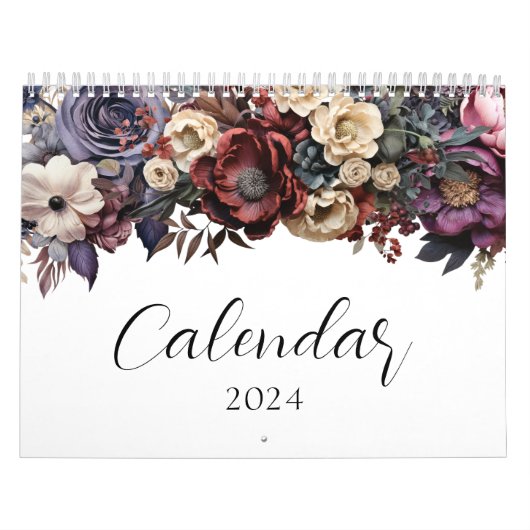 Eleganter botanischer Kalender (Titelbild)