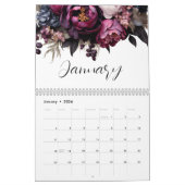 Eleganter botanischer Kalender (Jan 2026)