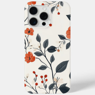 Eleganter botanischer & leaf iPhone Case