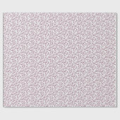 Eleganter botanischer Leaf-Tanz Foliage HD White P Geschenkpapier (Flach)