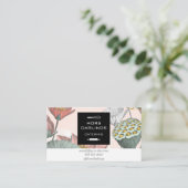 eleganter Botanischer Lotus-Catering, Bäckerei, Pv Visitenkarte (Stehend Vorderseite)