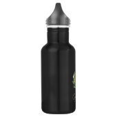 Eleganter Botanischer Monogram Gold Letter G Edelstahlflasche (Links)