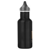 Eleganter Botanischer Monogram Gold Letter K Edelstahlflasche (Links)