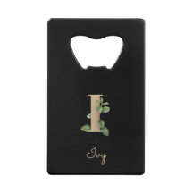 Eleganter Botanischer Monogramm-Goldbrief I