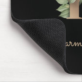 Eleganter Botanischer Monogramm Letter Y Mouse Pad Mousepad (Ecke)