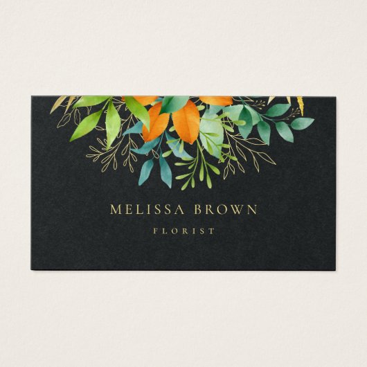 Eleganter Botanischer QR Code für moderne Grünpfla (Vorderseite)