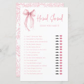 Eleganter Bow sagte er sagte, sie sagte Brautparty (Vorne/Hinten)