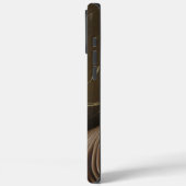 Eleganter brauner Marmor mit abstraktem Design Case-Mate iPhone Hülle (Rückseite / Links)