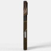 Eleganter brauner Marmor mit abstraktem Design Case-Mate iPhone Hülle (Rückseite / Rechts)