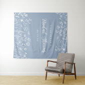 Eleganter Brautparty Hintergrund Wandteppich (Beispiel (Horizontal))