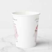 Eleganter Brautparty Paper Cup Pappbecher (Links)