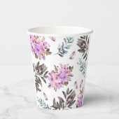 Eleganter Brautparty Papier-Becher Pappbecher (Rückseite)