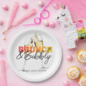 Eleganter Bridal Brunch und Bubbly Pappteller (Party)