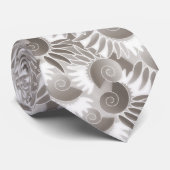 Eleganter Bronzekunst-Deko-SeeMuschel-Wirbel Krawatte (Gerollt)