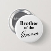 Eleganter Bruder der Bräutigknöpfe Button (Vorne & Hinten)