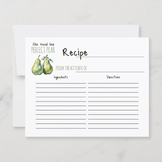 Eleganter Brunch Perfect Pear Brautparty Rezept (Vorderseite)