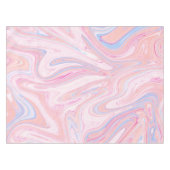 Eleganter bunter blauer orange Marmor des Tischdecke (Vorderseite (Horizontal))