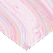 Eleganter bunter blauer orange Marmor des Tischdecke (Schrägansicht)