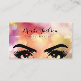 Eleganter bunter glänzender und heller visitenkarte