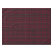 Eleganter Burgunder-Tartan Tischdecke (Vorderseite (Horizontal))