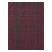 Eleganter Burgunder-Tartan Tischdecke (Vorderseite)